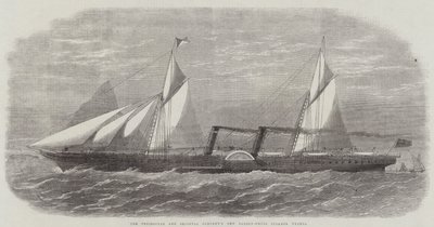 Le nouveau bateau à roues à aubes de la Peninsular and Oriental Company, Nyanza - Edwin Weedon